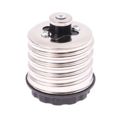 Innovative And Practical Silver E40 To E27 LED Light Base Lamp Bulbs Adapter Socket Converter Base Holder DIY Accessories