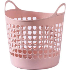 Household plastic laundry basket outfit clothes basket of laundry basket toys received toilet laundry basket