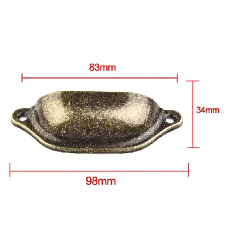 Description Picture 5 of itemFurniture Pull Handles Brass Shell Cabinet Cupboard Drawer Antique Hot Sale Modern New 2018 Accessories Fashion