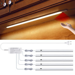 Hand Sweep Sensor Bar Lamp 12V LED Under Cabinet Kitchen Lights White/Warm White 30/40/50cm High Brightness Wardrobe Lighting