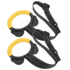 1 Set of Portable Gymnastics Rings Gym Pull-up Equipment Hanging Rings Kids Workout Rings pull up rings