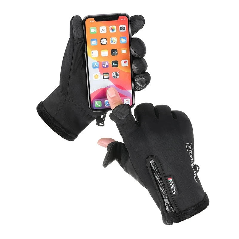 Description Picture 3 of itemTouch Screen Men Cycling Gloves Waterproof Winter Bicycle Gloves Riding Scooter Windproof Outdoor Motorcycle Ski Bike Warm Glove