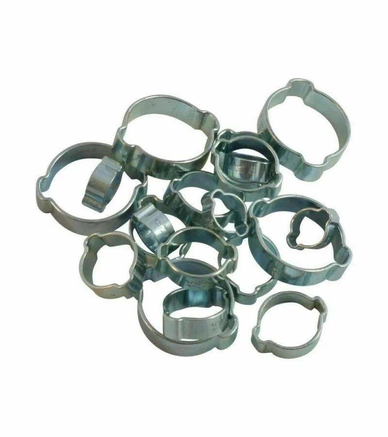 Description Picture 3 of item175Pcs 7-27mm Hose Clamp Double Ears Clamp Worm Drive Fuel Water Hose Pipe Clamps Clips Hose Fuel Clamps Kit