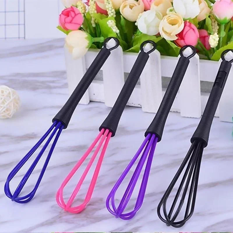 Description Picture 3 of item1/5Pc Portable Manual Egg Beater Kitchen Baking Plastic Mixing Cream Frothing Tool Hair Salon Hair Dye Mixing Products Wholesale