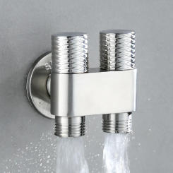 Handheld Bidet Sprayer Toilet Bidet Shower Head Wall Double Outlet Angle Valve Bathroom Accessories Toilet Seat for Self Cleanin