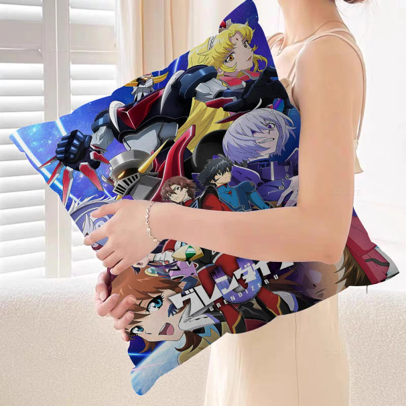 Description Picture 6 of itemUfo Robot Goldrake Anime Pillowcases Home Bedding Decorative Pillow Cover Wedding Super Soft Pillow Case