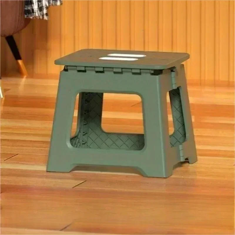 Description Picture 4 of item2024 New Adult Children Portable Folding Stool Thickened Plastic Saddle Chair Living Room Bathroom Outdoor Camping And Fishing