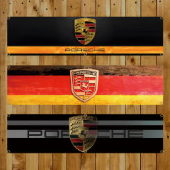 60x240cm Racing car Banner Flag Tapestry Polyester Printed Flag Garage or Outdoor For Decoration