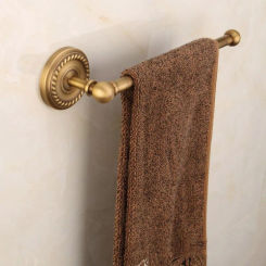 HOT SELLING,  Bathroom towel holder, solid brass Wall-Mounted Round  antique brass Towel Ring ,Towel Rack