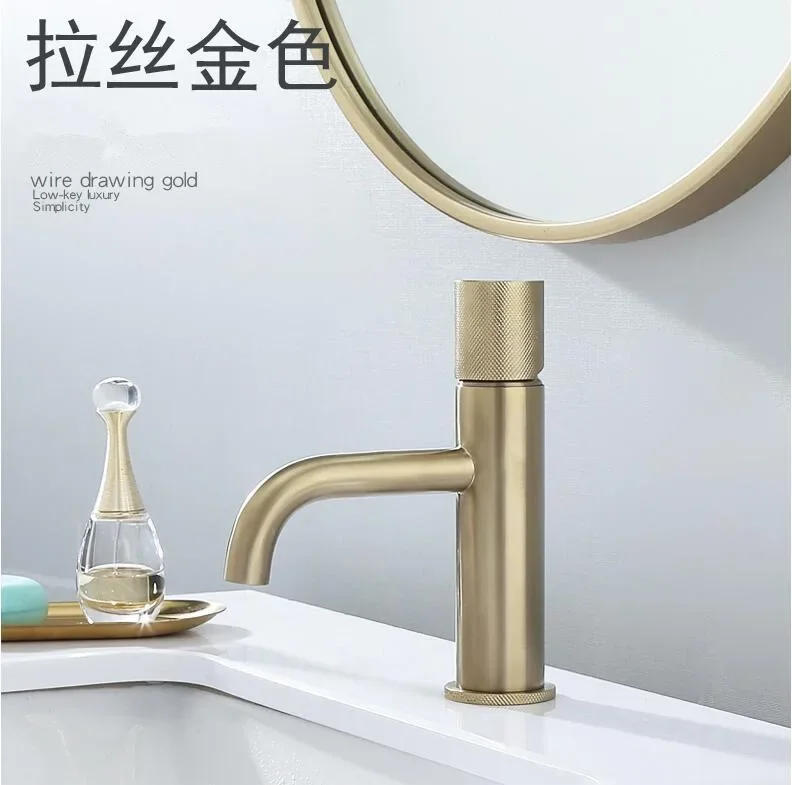 Description Picture 4 of itemRose Gold Basin Faucet Modern Sink Mixer Tap Brass Wash basin Single Handle Single Hole Crane For Bathroom