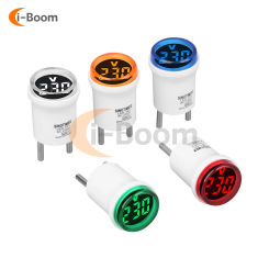 AC 50V~500V Circular Voltmeter Digital Voltage Monitor Instrument EU Plug LED Digital Display Electrical Instruments