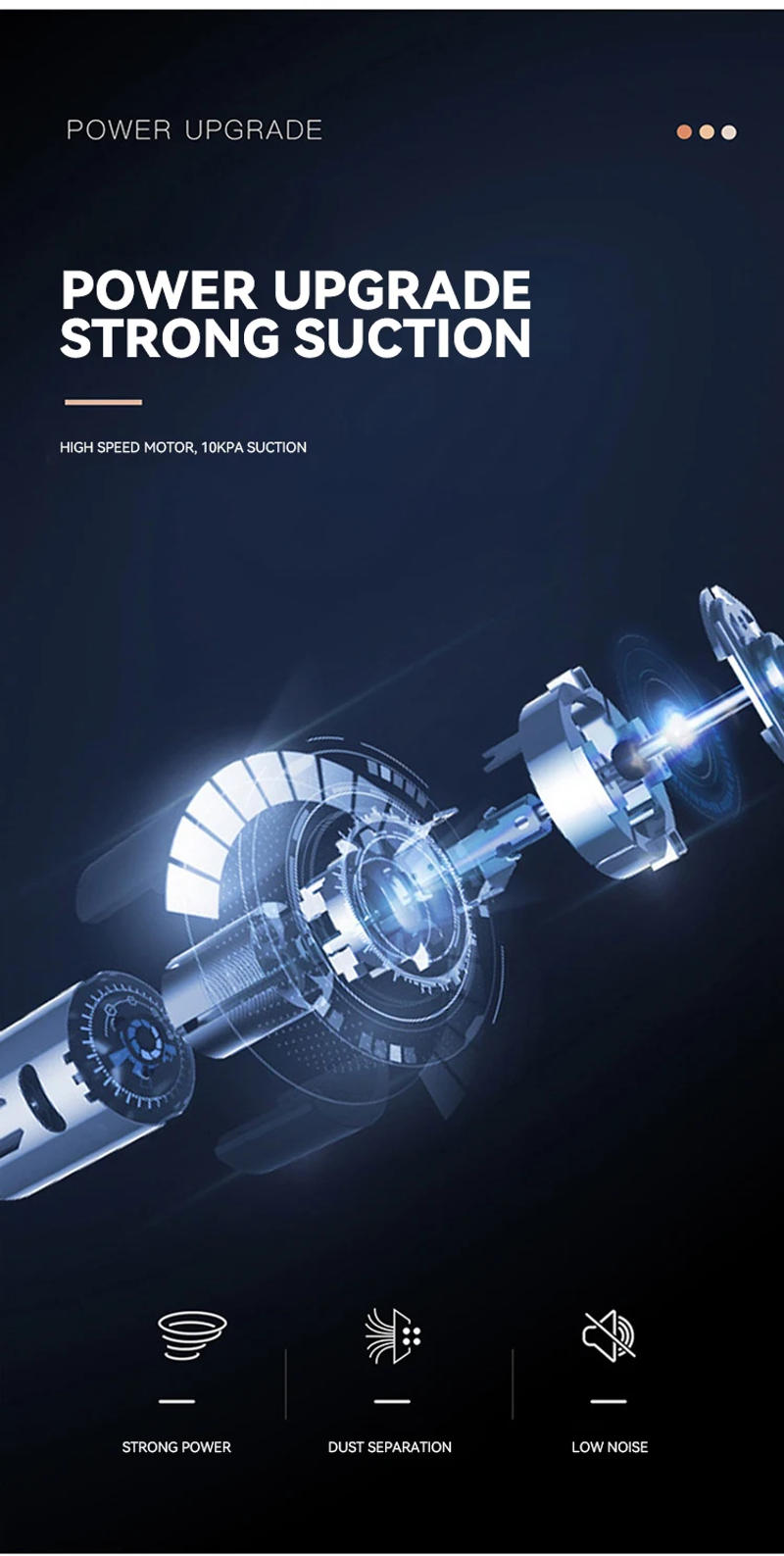 Description Picture 6 of itemVacuum Cleaner Charger Vacuum Backpack Cleaner Cordless Table Vacuum Cleaner