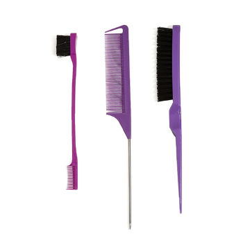 3pcs/lot Double Sided Edge Control Hair Comb Hair Styling Hair Brush Accessories