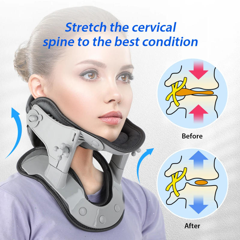 Description Picture 3 of itemNeck Stretcher Cervical Traction Device Inflatable Cervical Vertebra Tractor Posture Corrector Cervical Collar Stretch Neck Care