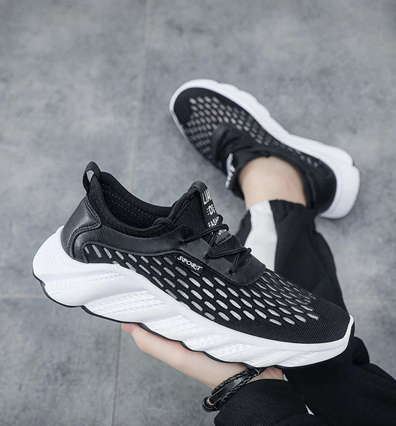 Description Picture 6 of itemOulylan Lightweight Running Shoes For Men 2024 Designer Mesh Casual Sneakers Lace-Up Male Outdoor Sports Tennis Shoe