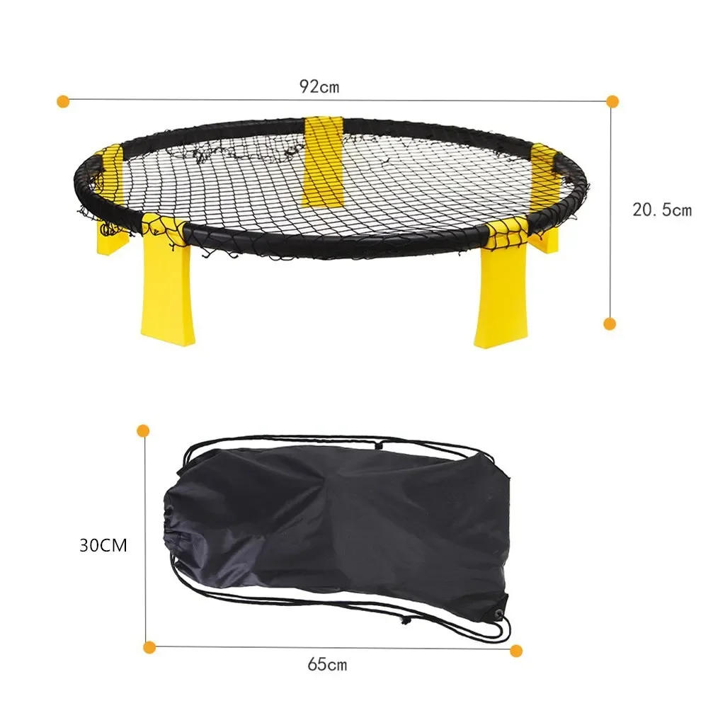 Description Picture 4 of itemBeach Volleyball Ball Mini Game Set Outdoor Team Sports Lawn Fitness Equipment With 3 Balls Volleyball Net Volleyball Set