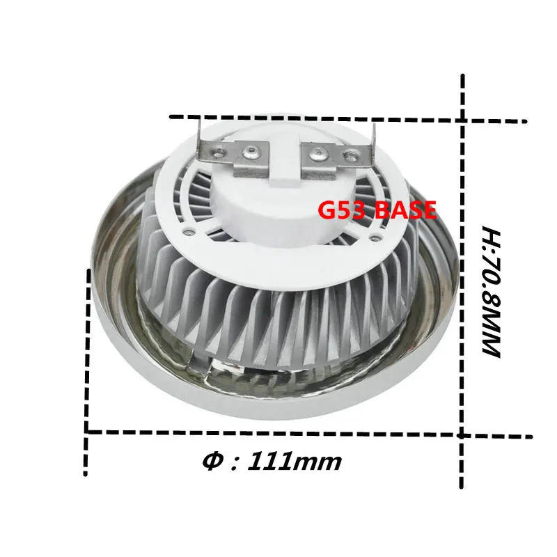 Description Picture 2 of itemCOB Led AR111 GU10 E27 G53 Lights 12V 110V 220V 230V QR111 Lighting Bulb