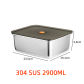 304 SUS 2900ML
