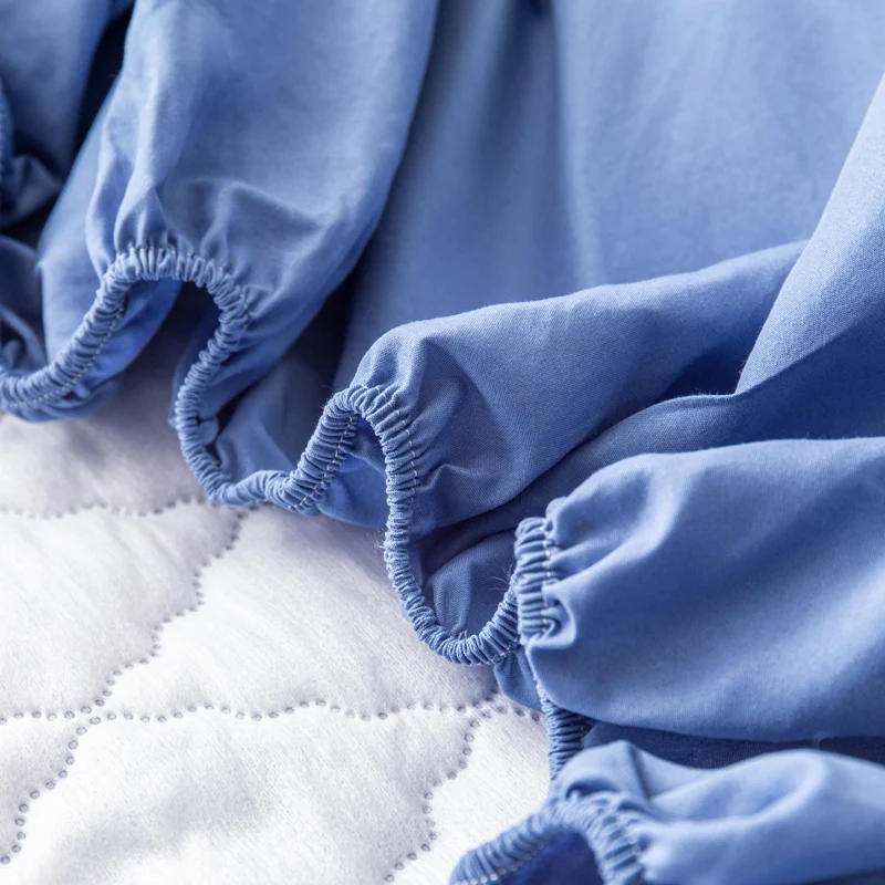 Description Picture 5 of itemWaterproof Thicken Mattress Topper Pad Anti-mite Mattress Protector Elastic Fitted Sheet Bed Cover Single/Double/Queen/King Size