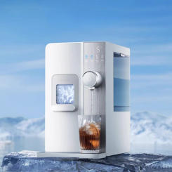 Ice Maker Ice Cube Water Dispenser Desktop Instant Heating Water Boiler Small Household Direct Drink Heating All-in-One Machine