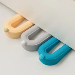 Silicone Door Stopper Door Anti-collision Top Door Safety Household Stopper Suction Carmen Windproof Fixed