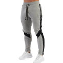 Men Spring Autumn Pants With Pockets Fast Dry Full Length Men Pants Elastic Waist Fashionable Sports Drawstring Trousers