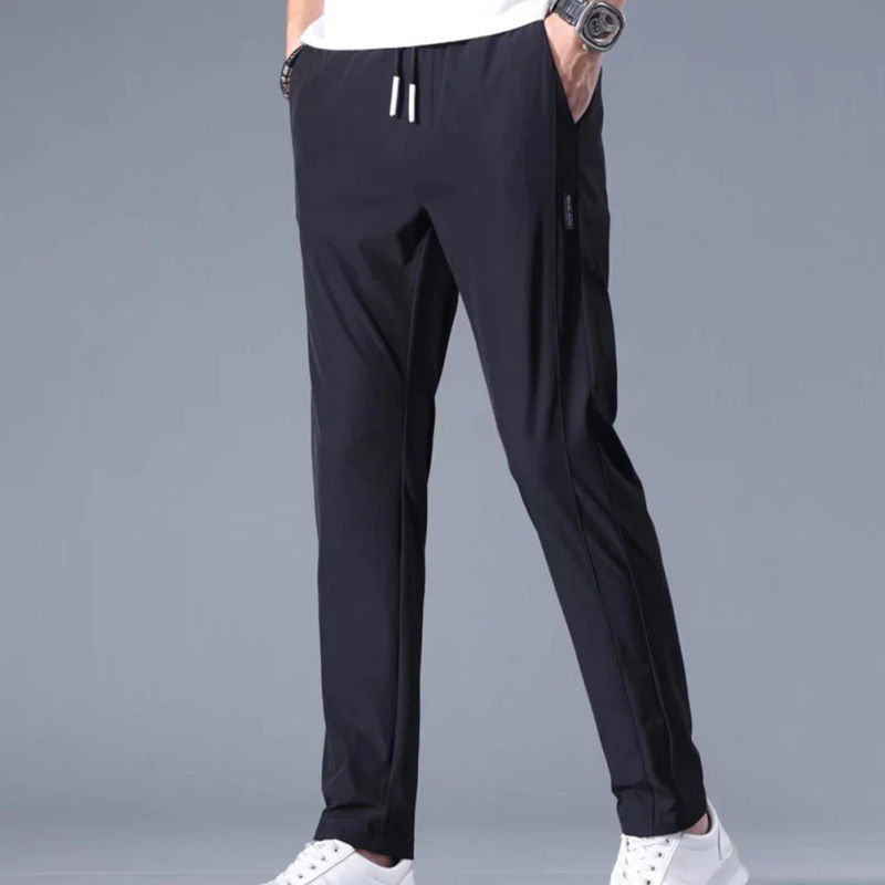 Description Picture 6 of itemMen\'s Trousers Loose Straight-Leg Casual Pants Thin Quick-Drying Sports Pants