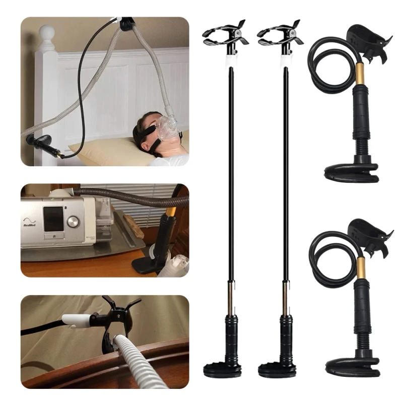 Description Picture 3 of itemUniversal CPAP Hose Holder Hanger for Preventing Tube Leakage and Tangle Adjustable and Sturdy Anti Tangle Hose Lift