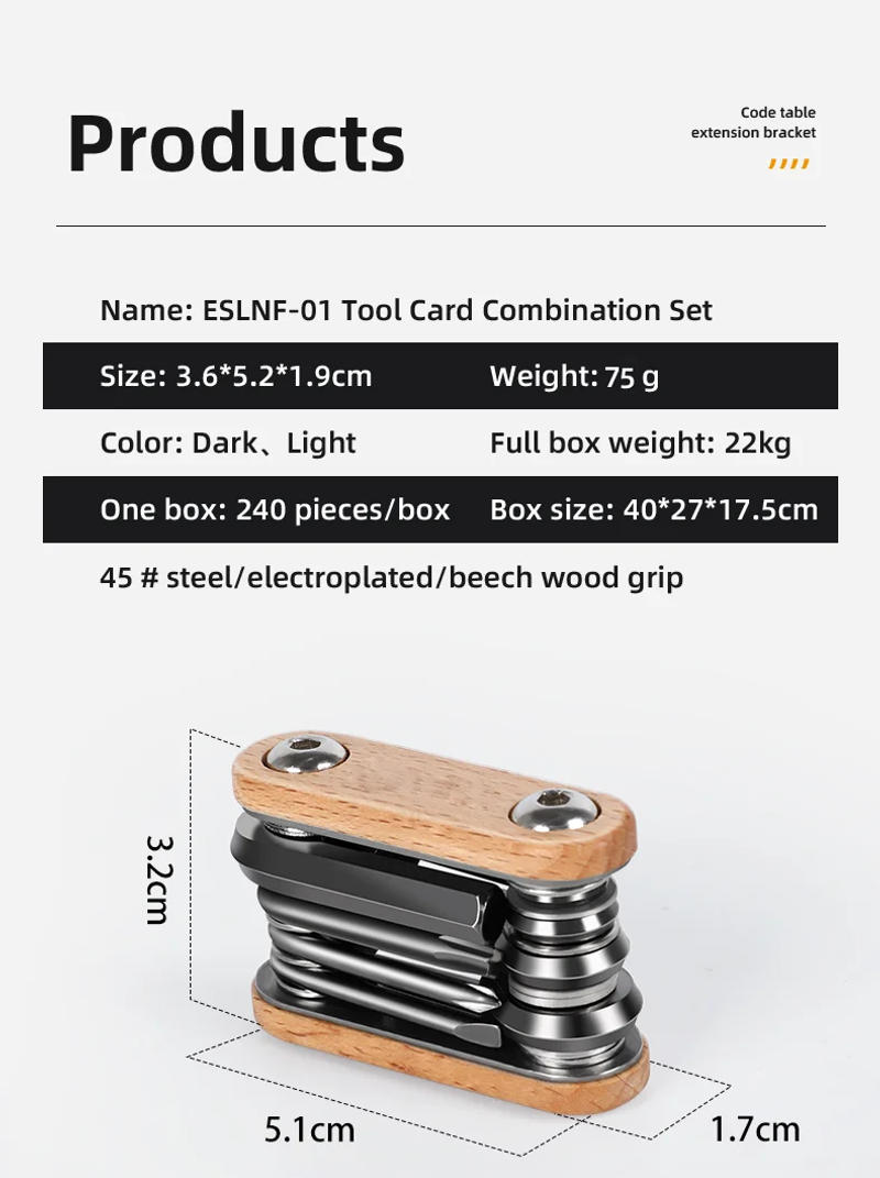 Description Picture 3 of itemMultifunctional Bike Repair Tools 8 In 1 Road Bicycle Allen Wrench High Strength Steel MTB Tools Bike Accessories