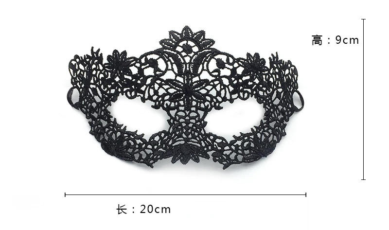 Description Picture 3 of itemLace Sexy Masks for Women Princess Half Face Party Carnival Masquerade Adult Woman Disguise Eye Mask Eyes Funny Event Festive