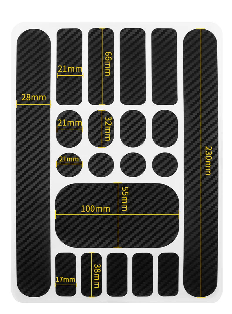 Description Picture 3 of itemBike Chainstay Protection Tape Frame Pad MTB Road BMX Bicycle Chain Guard Protector Frame Chain Protective Stickers