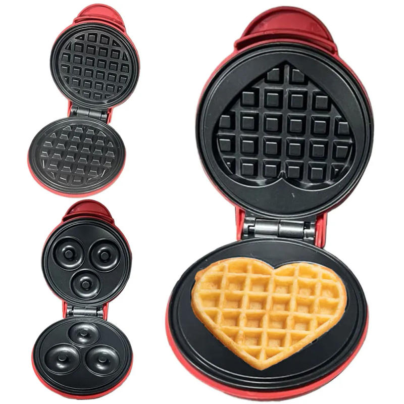 Description Picture 4 of itemMini Waffle Maker Nonstick Electric Breakfast Maker Quick Heat-Up Household Breakfast Electric Baking Pan for Kids and Families