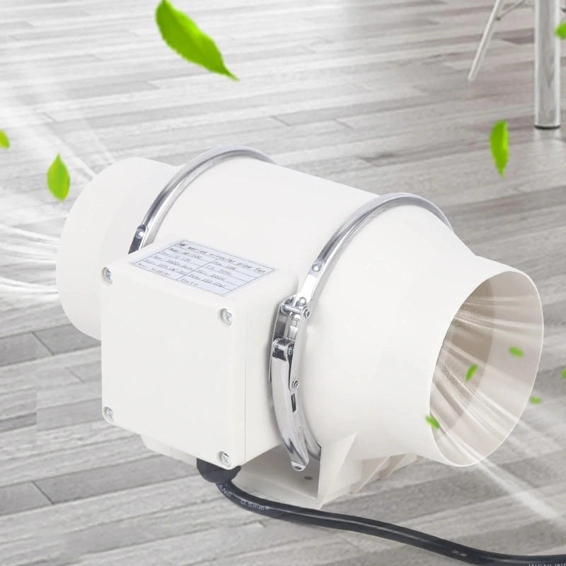 Description Picture 4 of itemZEXEF DPT-315 High-Velocity Exhaust Fan 1200 CFM Aluminum Duct Booster Fan for Homes Kitchens Toilets Warehouses Ventilation