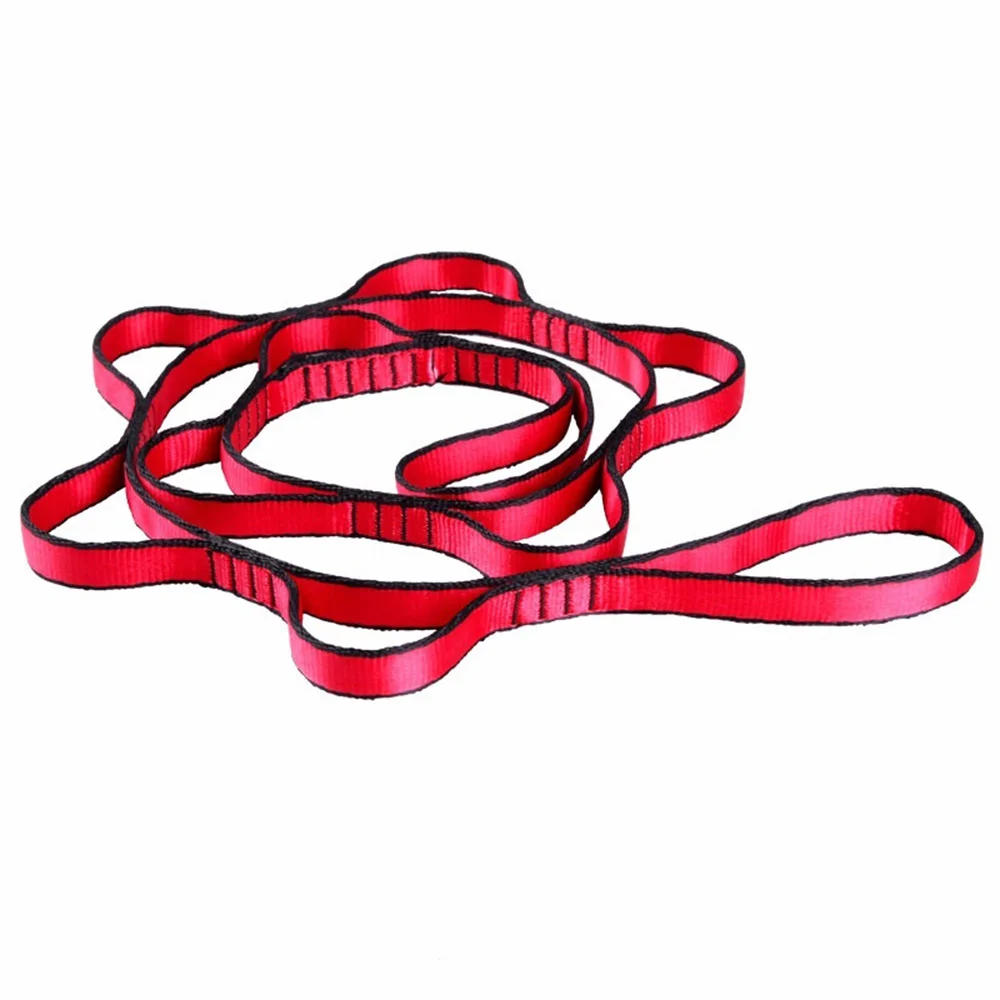 Description Picture 2 of itemYoga Stretch Belt Extender Strap Rope Outdoor Hanging Rope Climbing Rope for Aerial Yoga Elastic Yoga Hammock Shoulder Strap