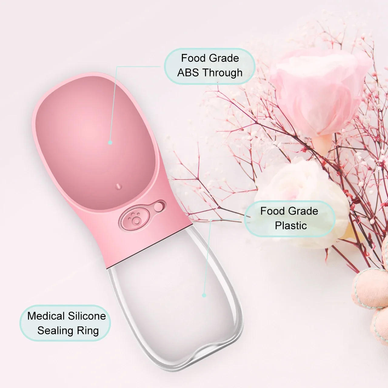 Description Picture 3 of itemPortable Water Bottle Dispenser for Small, Medium and Large Dogs - Outdoor Travel Pet Drinking Feeder