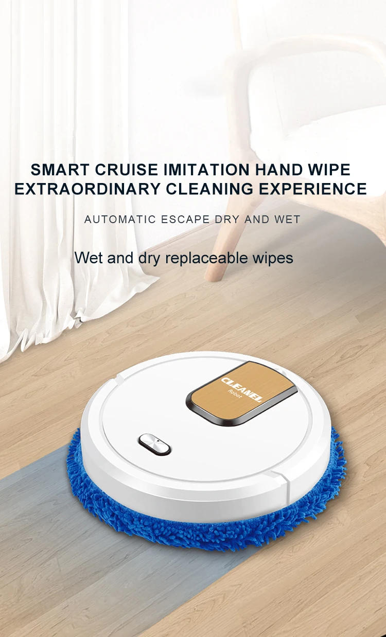 Description Picture 2 of itemMultifunction Mopping Machine Intelligent Sweeping Robot Home Cleaning Sweeping Vacuum Cleaner USB Rechargeable Robot Cleaner