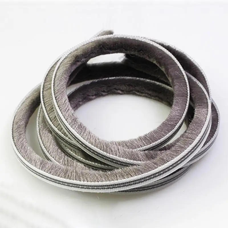 Description Picture 2 of item10M Sliding Door Casement Draught Excluder Brush Pile Seal Strip Weatherstrip 5mmX8mm Soundproof Dustproof Sealing Strip