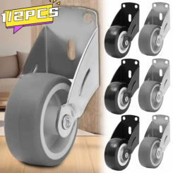 1/2Pcs New Silent Furniture Caster Side Mounted Mobile Door Support Moving Wheel Household Moving Tool Directional Roller