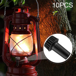 10pcs Standard Light Switch Light On/off Switch Knob Plastic Handle Accessories Lamp Holder Accessories
