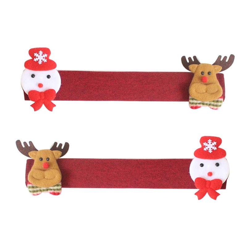 Description Picture 3 of itemRefrigerator Door Handle Gloves Anti-Static Thickened Anti-Cold Keep Clean Kitchen Utensil Protector Handle Cover Christmas