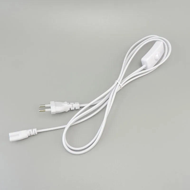 Description Picture 5 of item2pin 3pin hole ON/OFF Switch Cable T5 light Tube Power supply Charging Connection extension Wire Connector cord EU US Plug