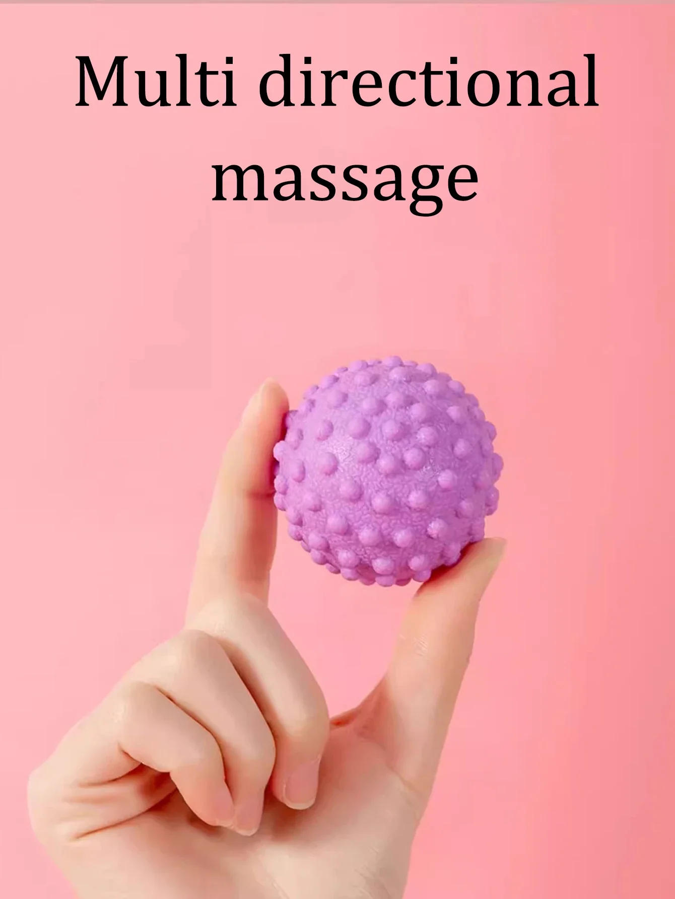 Description Picture 3 of itemFascia Ball TPR Foot Massage Ball Muscle Relaxation Yoga Fitness Shoulder Neck Waist Foot Back Meridian Neck Membranous Ball 5CM