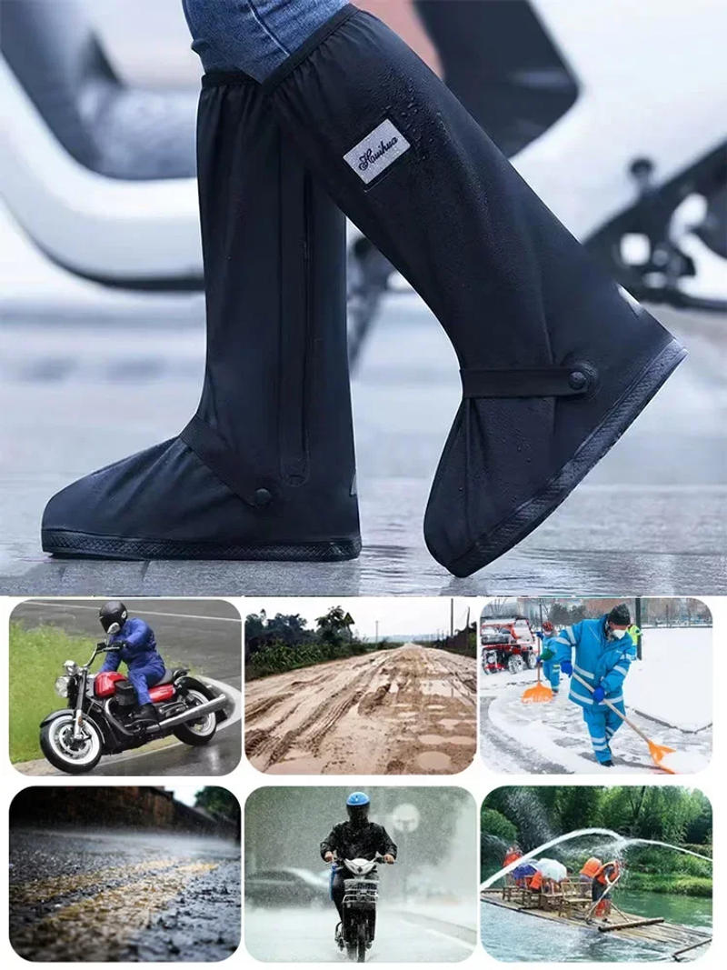 Description Picture 3 of itemMotorcycle Boots Shoe Covers Covering Moto Waterproof Motorcyclist Raincoat Biker Rain Boot Rainy Days Outdoor