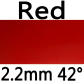 Red 2.2mm H42