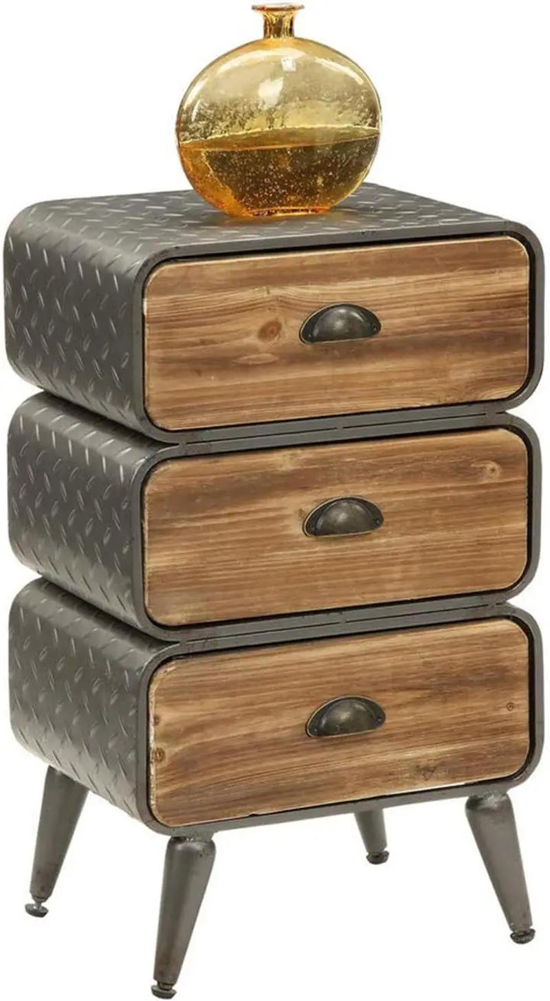 Description Picture 2 of itemUrban DRAWER, Natural distressed wood/Black/Grey Handles for cabinets Door handles Cocina Wooden cabinet handles Closet knobs