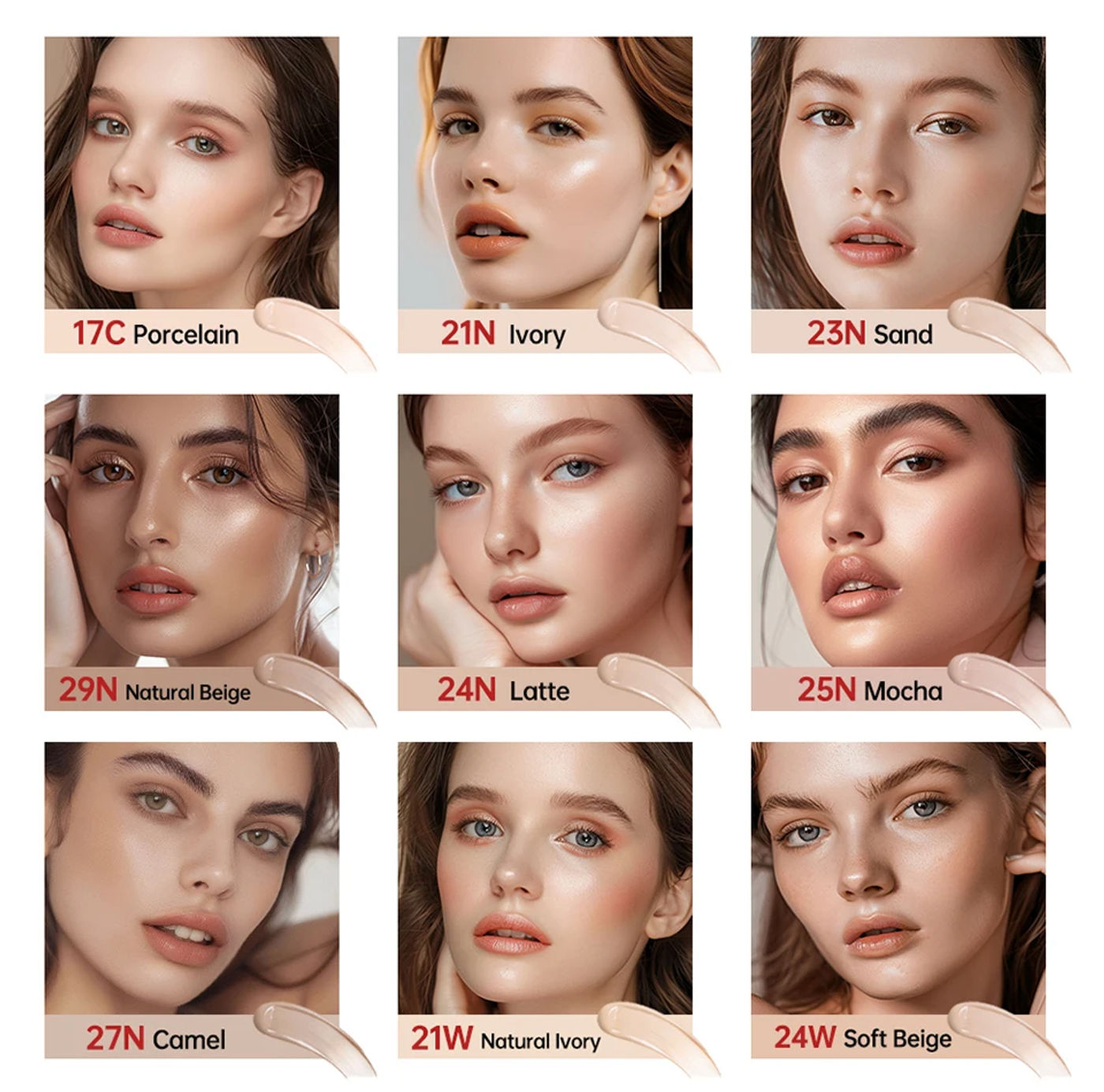Description Picture 5 of itemHigh Coverage Super Fit Cushion Foundation Refill Sunscreen Waterproof Long Lasting Makeup Bb Cream Foundation Refill Cosmetics