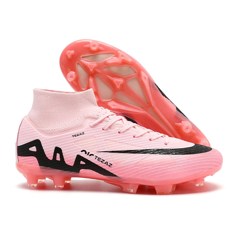 Description Picture 2 of itemMen's Soccer Shoes Women TF/FG Football Boots Non-Slip Cleats Traning Grass Sneakers Teenagers Outdoor Breathable Sport Footwear