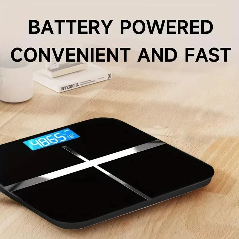 Description Picture 2 of itemSmart Scale for Weight Loss, Body Fat Monitor, LED Display, USB Rechargeable, Precision Digital Bathroom Scale for Home Office