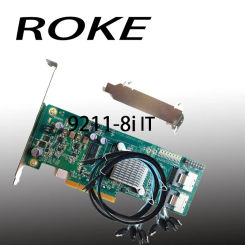 INSPUR 9211-8i 6Gbps HBA LSI FW:P20 IT Mode ZFS FreeNAS unRAID+2* SFF-8087 SATA