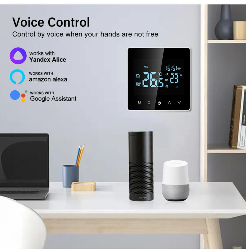 Description Picture 5 of itemTuya Smart Wifi Thermostat Electric Floor Heating Water/Gas Boiler LCD Digital Touch Temperature Control for Google Home Alexa